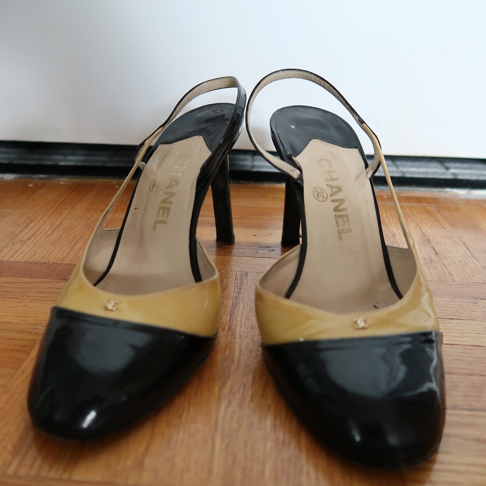 Vintage Chanel Strappy Pumps